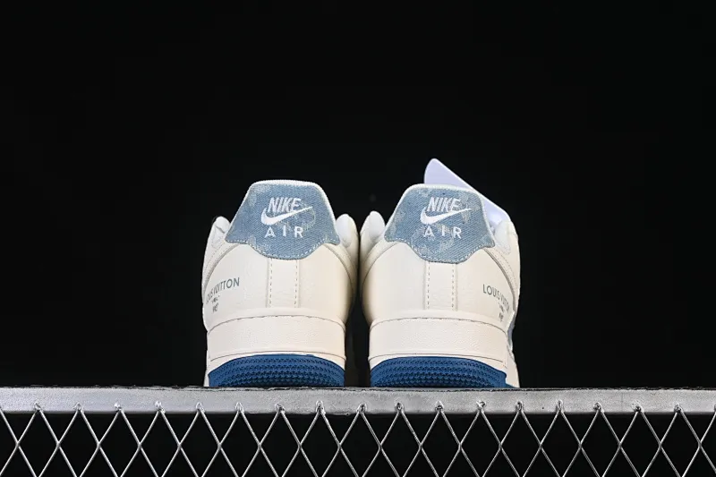 All categories Nk Air Force 1 Air Force series Nk Air Force 1 Low Air Force low-top Nike Air Force 1'07 Low joint white and blue canvas Air Force 1 low-top casual sneakers XD2588-606
